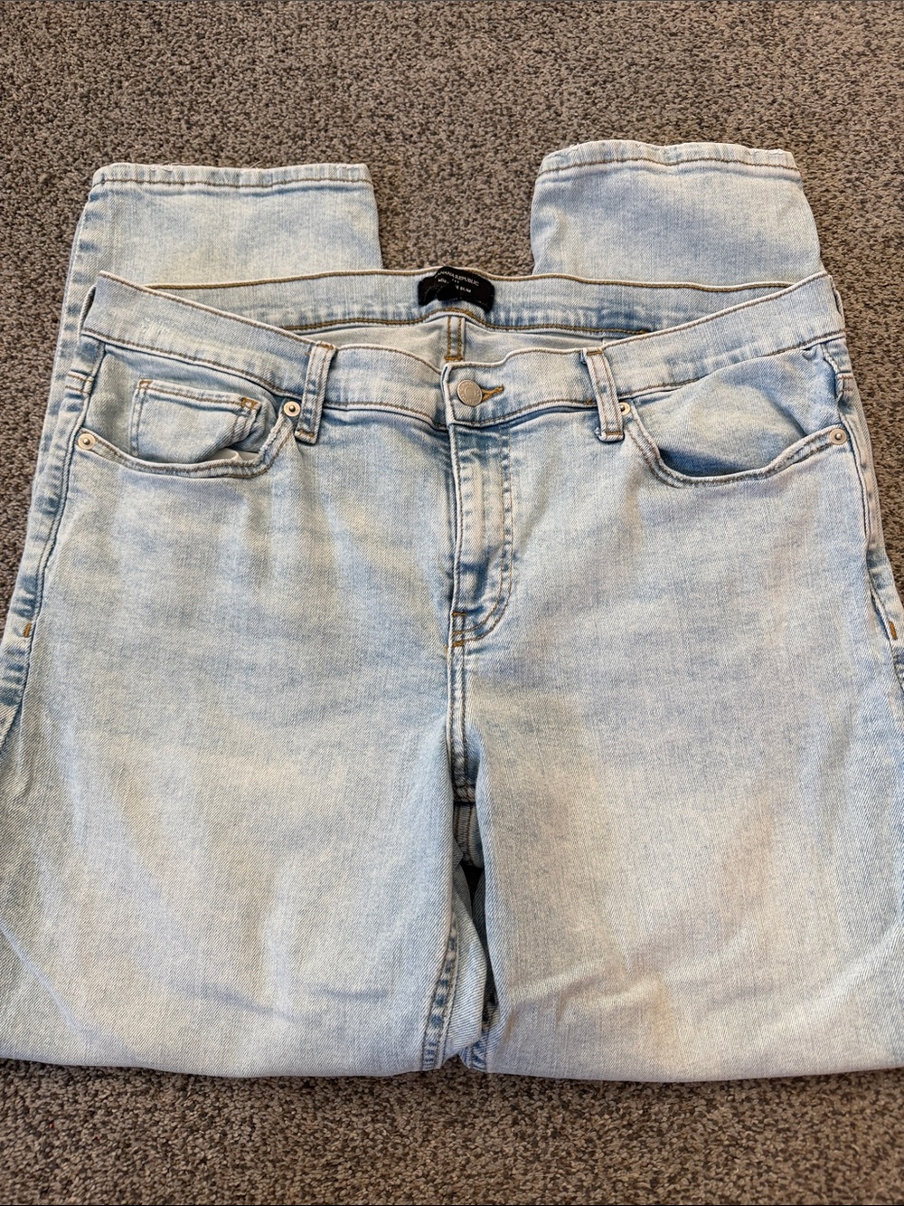 Banana Republic Mid Rise Slim Light Wash Women’s Jeans - 33/16